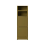 Stacked Storage System: Office Storage - Quick Ship + Configuration 4 + Brown Green