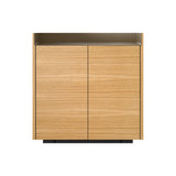 Stockholm STH011 Cupboard: Composition 1 + Super-Matt Oak + Anodized Aluminum Bronze + Black