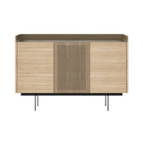 Stockholm STH334 Cupboard: Composition 3 + Whitened Oak + Anodized Aluminum Bronze + Black