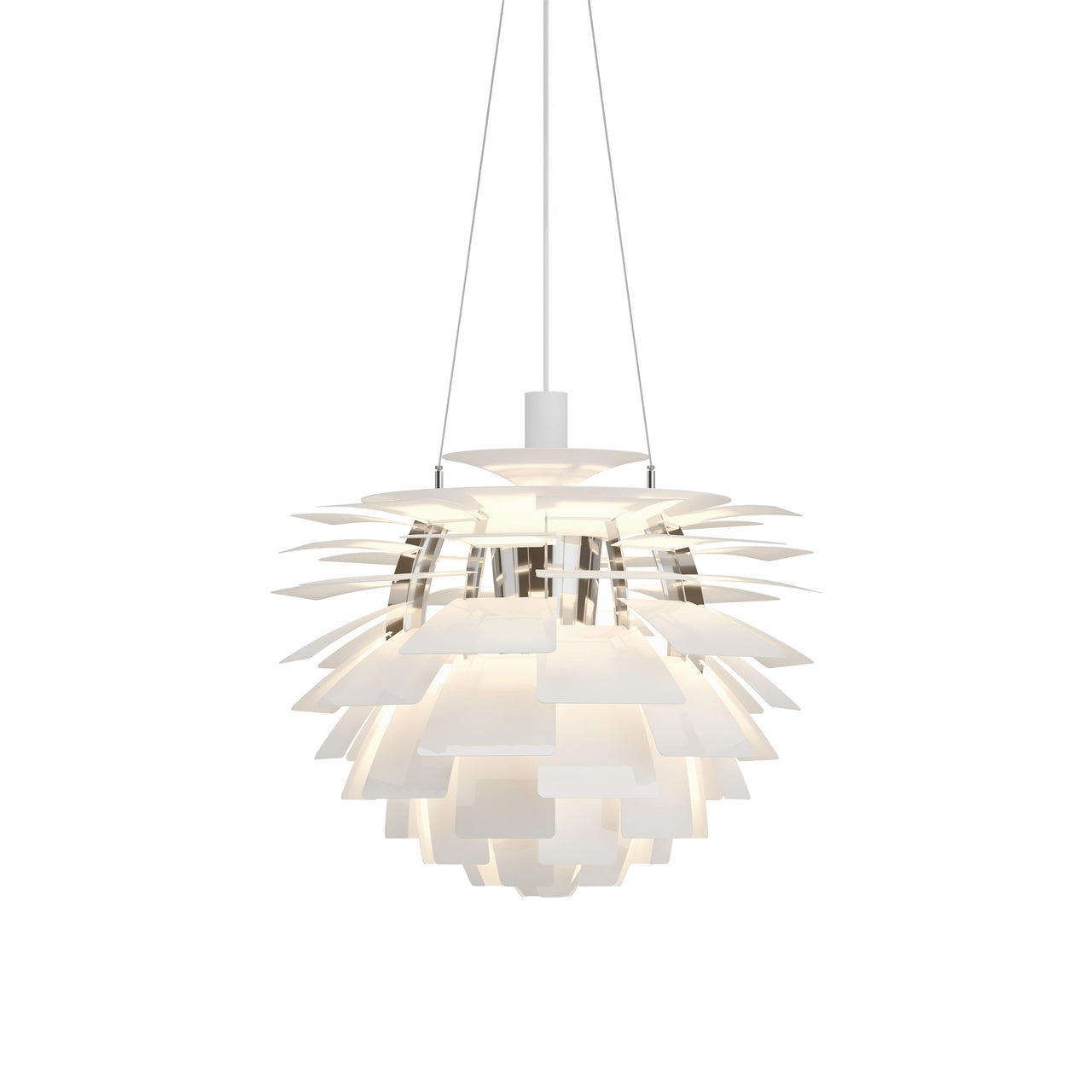 PH Artichoke Pendant: Medium + White