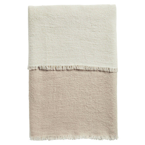 Double Throw: Off White + Beige