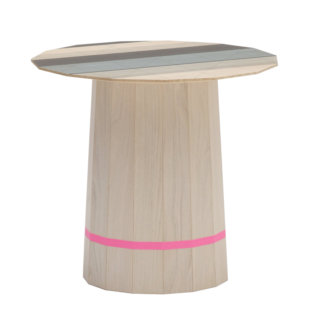 Colour Wood Tables: Clear Stripe + Grid (17.9