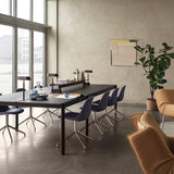 Fiber Side Chair: Swivel Base + Recycled Shell + Upholstered