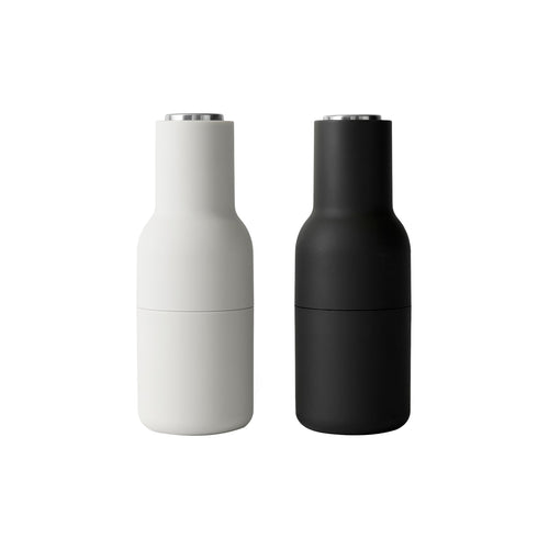 Bottle Grinders: Steel Lid + Set of 2 - Quick Ship