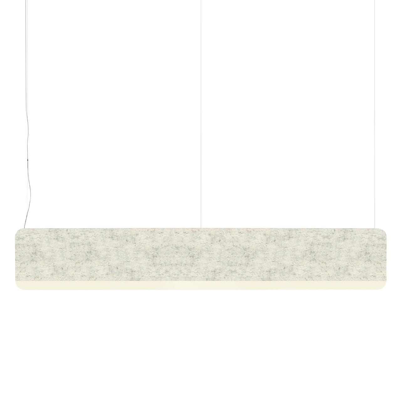 Slab 210 Pendant Light: White Wool