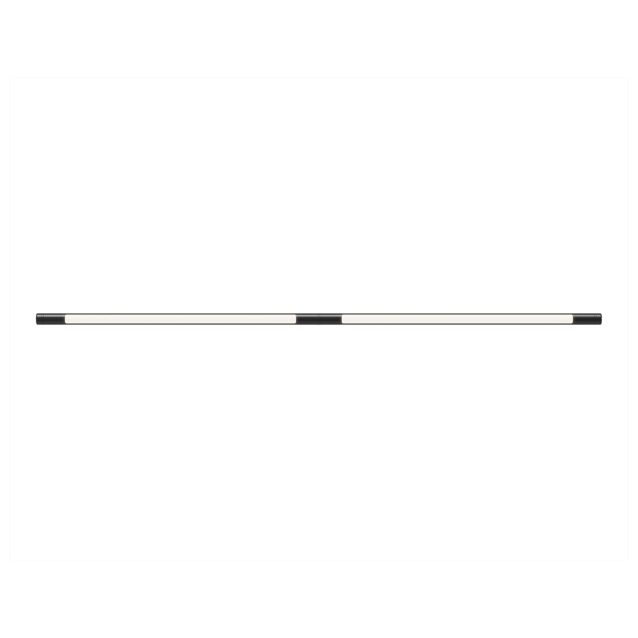 Pipeline 125.2 Linear Ceiling/Wall Light: Black