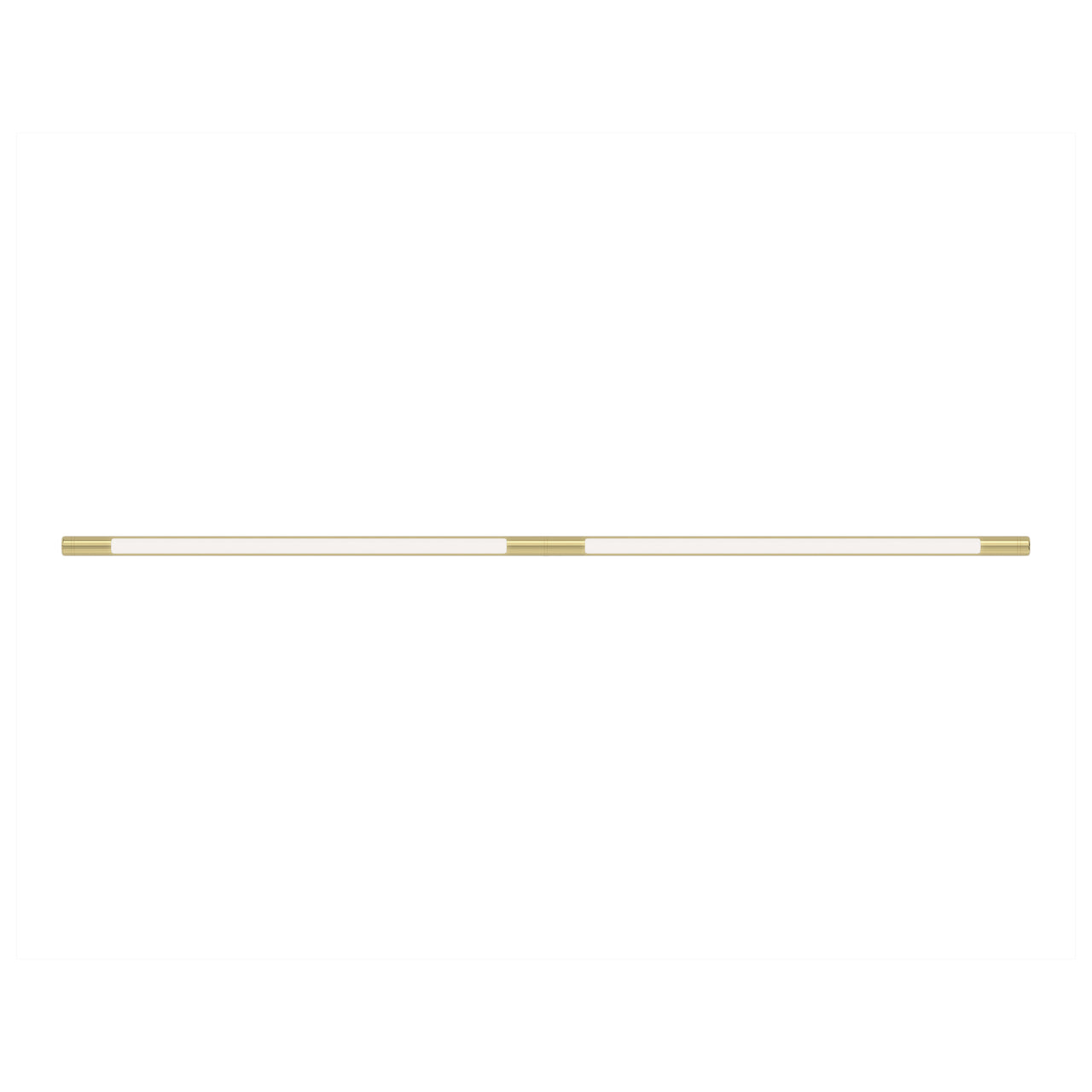 Pipeline 125.2 Linear Ceiling/Wall Light: Brass