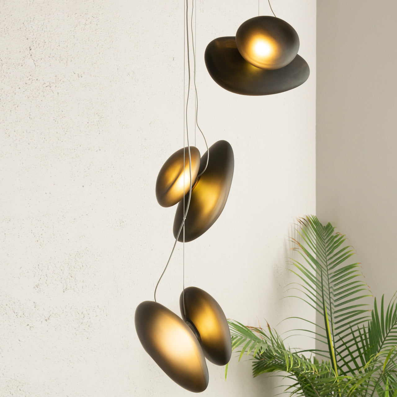 Pebble Chandelier 12: Helix