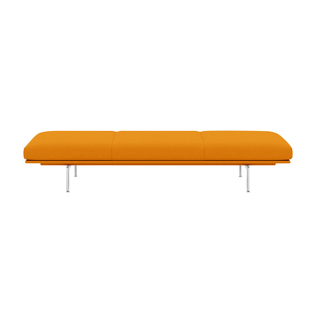 Outline Daybed: Polished Aluminum