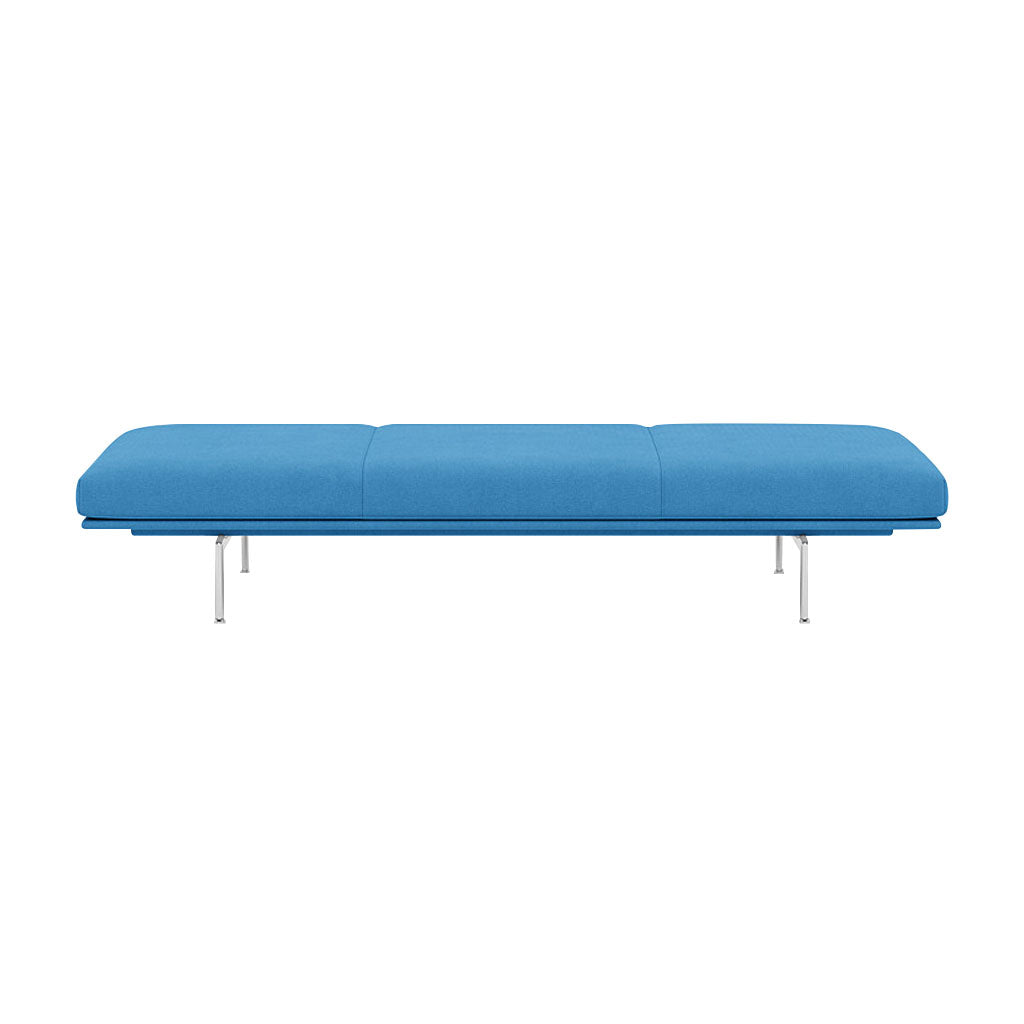 Outline Daybed: Polished Aluminum