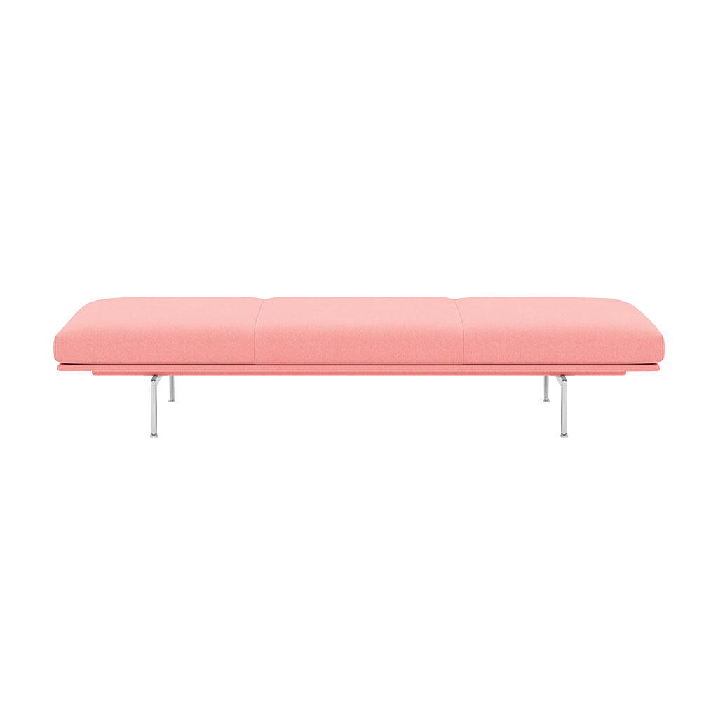 Outline Daybed: Polished Aluminum