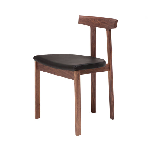 Torii Chair: Upholstered + Walnut + House Leather 7150