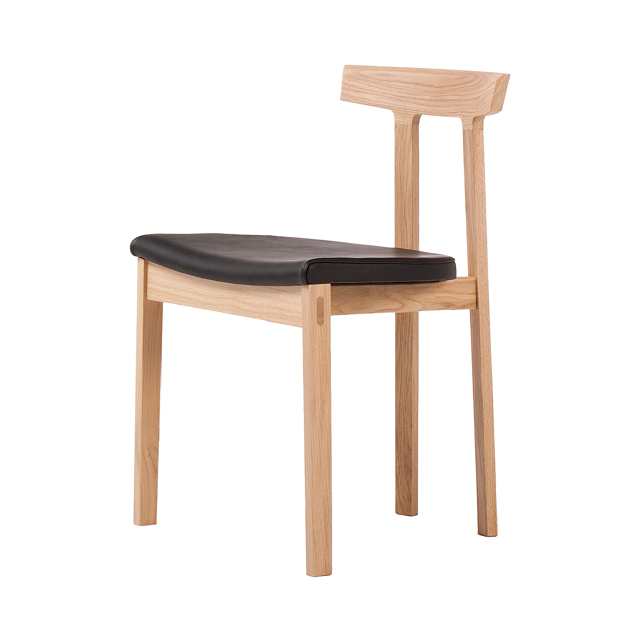 Torii Chair: Upholstered + Oak + House Leather 7150