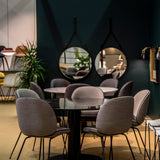Beetle Dining Chair: Conic Base + Full Upholstery