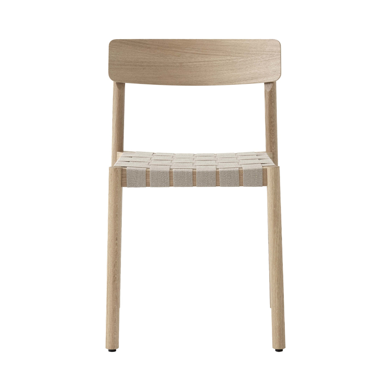 Betty Stacking Chair TK1: Set of 2 + Lacquered Solid Oak + Natural
