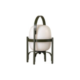Cestita Alubat Table Lamp: Olive Green