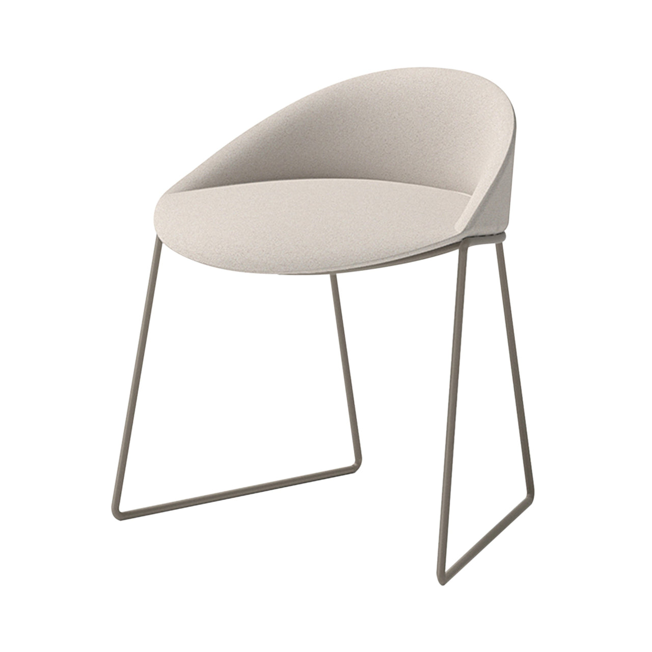 Circa Side Chair: Graphite