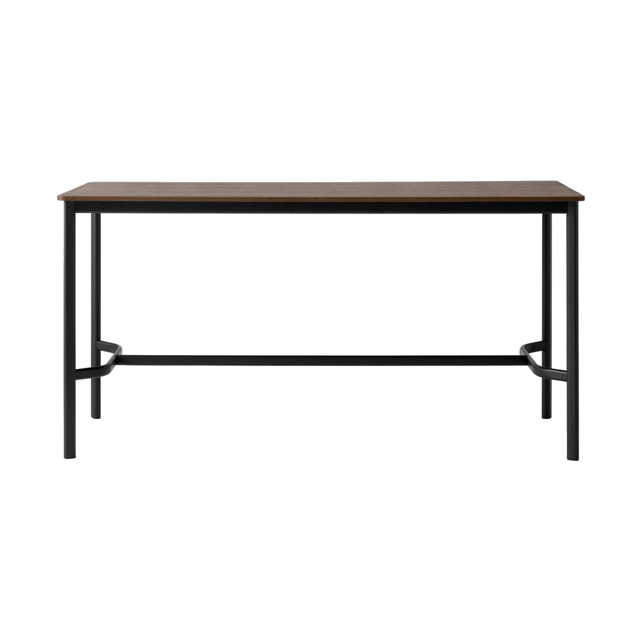 Drip Table: HW61-HW64 + HW111-HW114 + HW62 + Walnut Veneer + Black