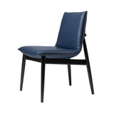 E004 Embrace Chair: Black Edging Strip + Black Oak