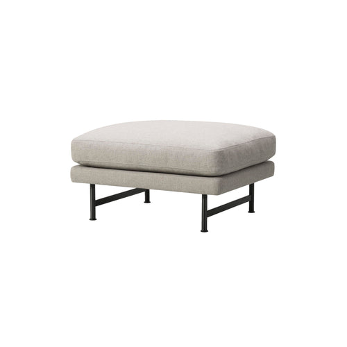 Calmo Ottoman: Metal Base + Black