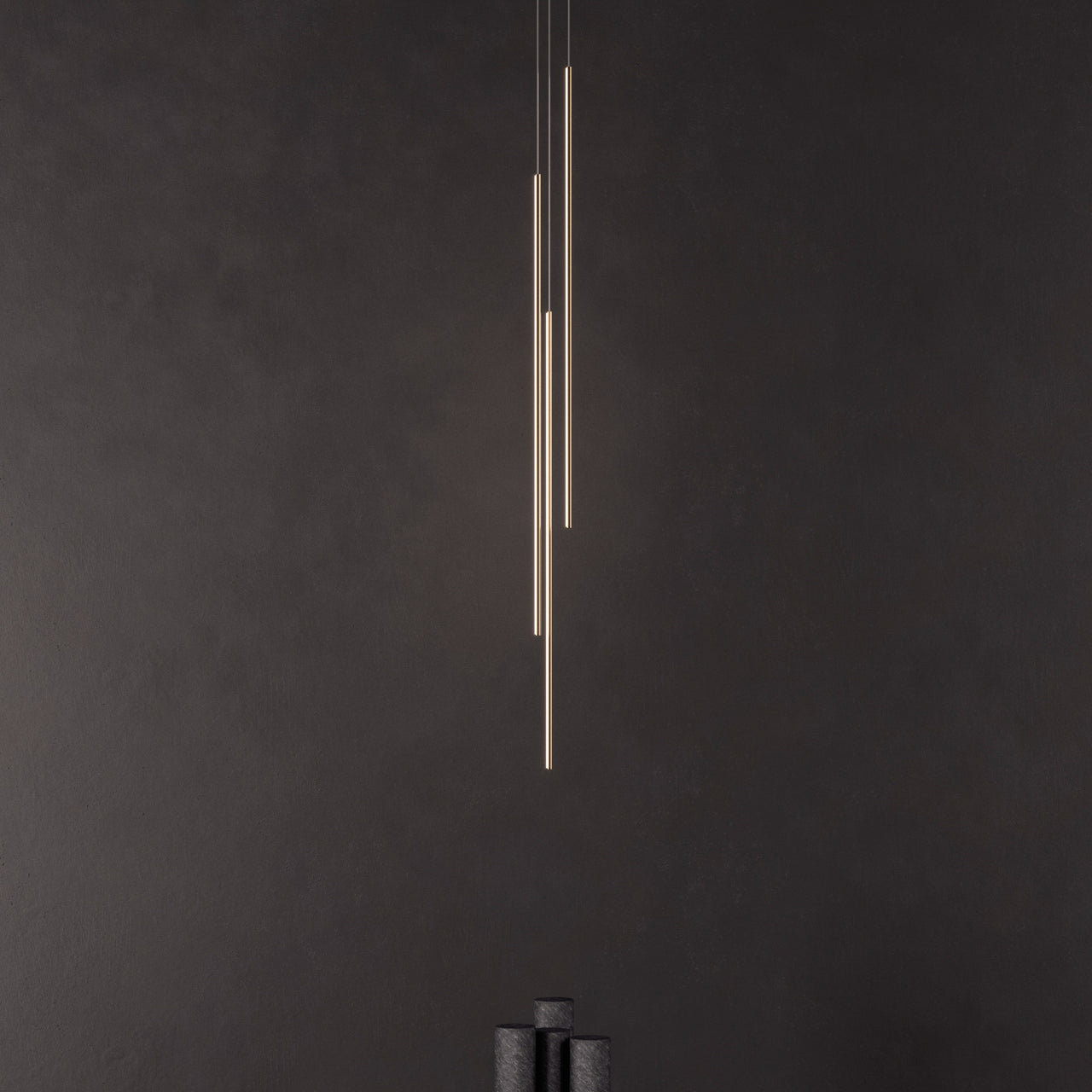 Thin Vertical Suspension Light: Large