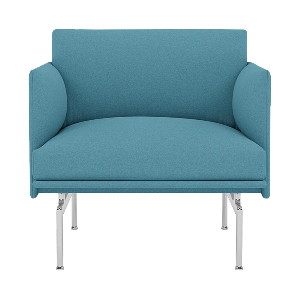 Outline Studio Chair: High + Polished Aluminum