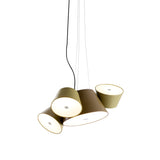 Tam Tam Mini Pendant Light: Khaki + Olive Yellow