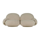 Pacha Sofa: 2 seater + Pearl Gold + With Armrest