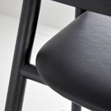 Mava Armchair: Seat Upholstered