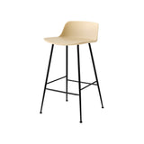 Rely Bar + Counter Lowback Stool: HW81 + HW86 + Counter (HW81) + Beige Sand + Black