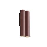 Silo 2WA Wall Light: Downlight with Uplight + Textured Terracotta