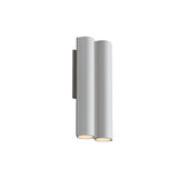 Silo 2WA Wall Light: Downlight with Uplight + Textured White