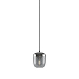Acorn Pendant: Smoked Steel + Black (Plug-in)