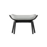 The Reader Ottoman: Black Oak + Sterling