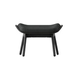 The Reader Ottoman: Black Oak + Shadow Grey