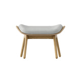 The Reader Ottoman: Oak + Sterling