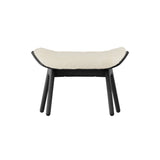 The Reader Ottoman: Black Oak + Teddy White