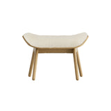 The Reader Ottoman: Oak + Teddy White