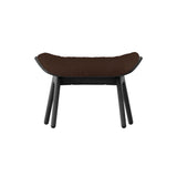 The Reader Ottoman: Black Oak + Teddy Brown