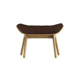 The Reader Ottoman: Oak + Teddy Brown