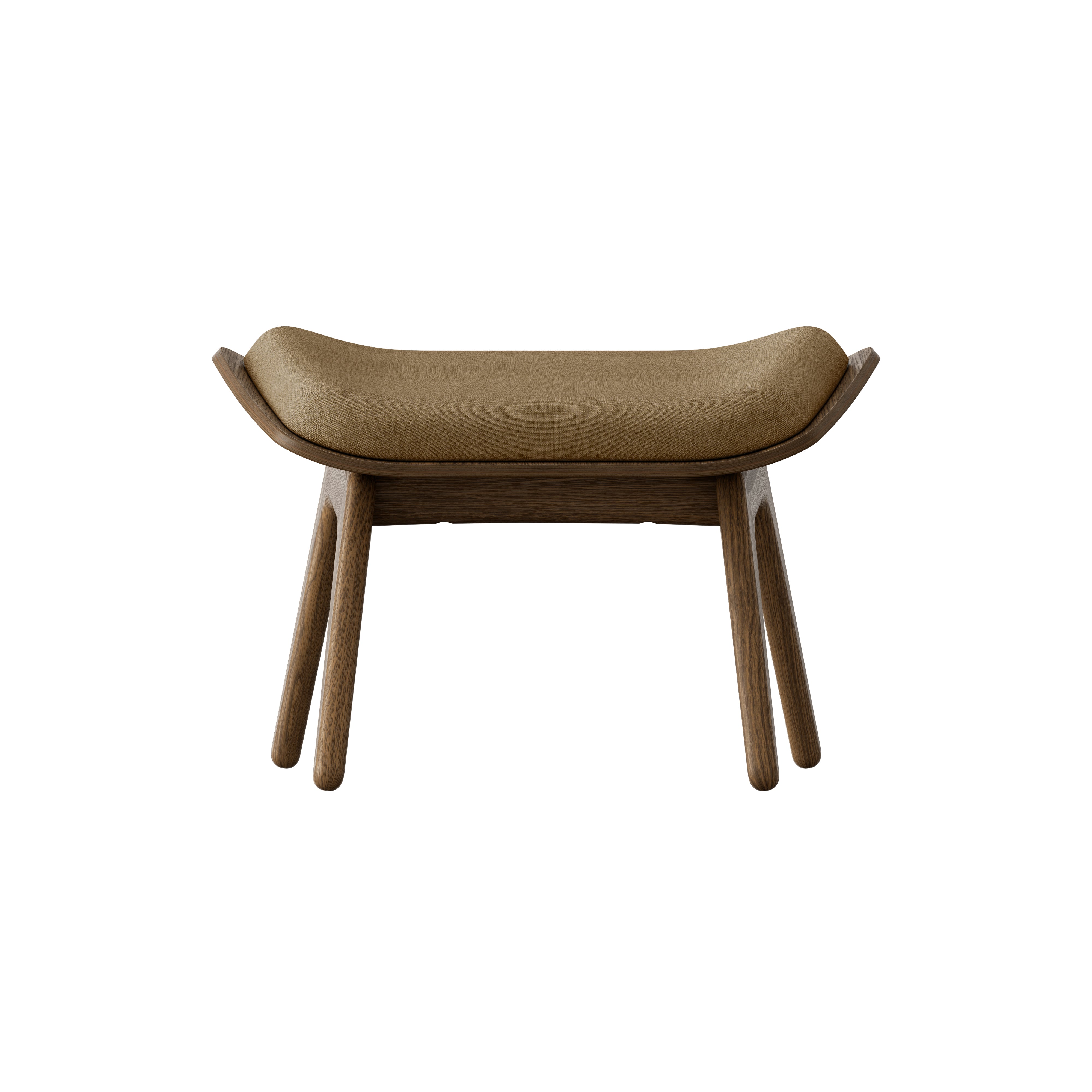 The Reader Ottoman: Dark Oak + Sugar Brown