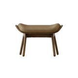 The Reader Ottoman: Dark Oak + Sugar Brown