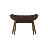 The Reader Ottoman: Dark Oak + Teddy Brown