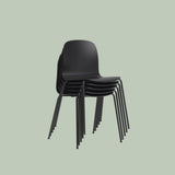 Visu Chair: Tube Base - Quick Ship