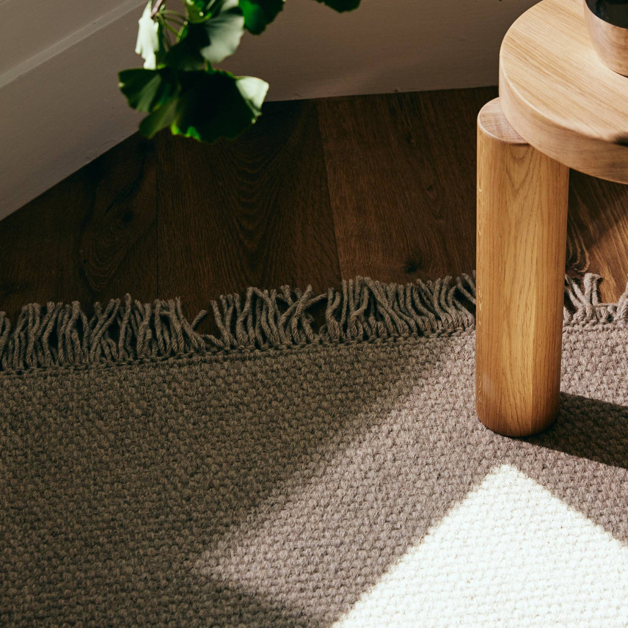 Woollen Basket Weave Rug