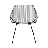 Bunny Lounge Chair: Color + Black + Without Seatpad