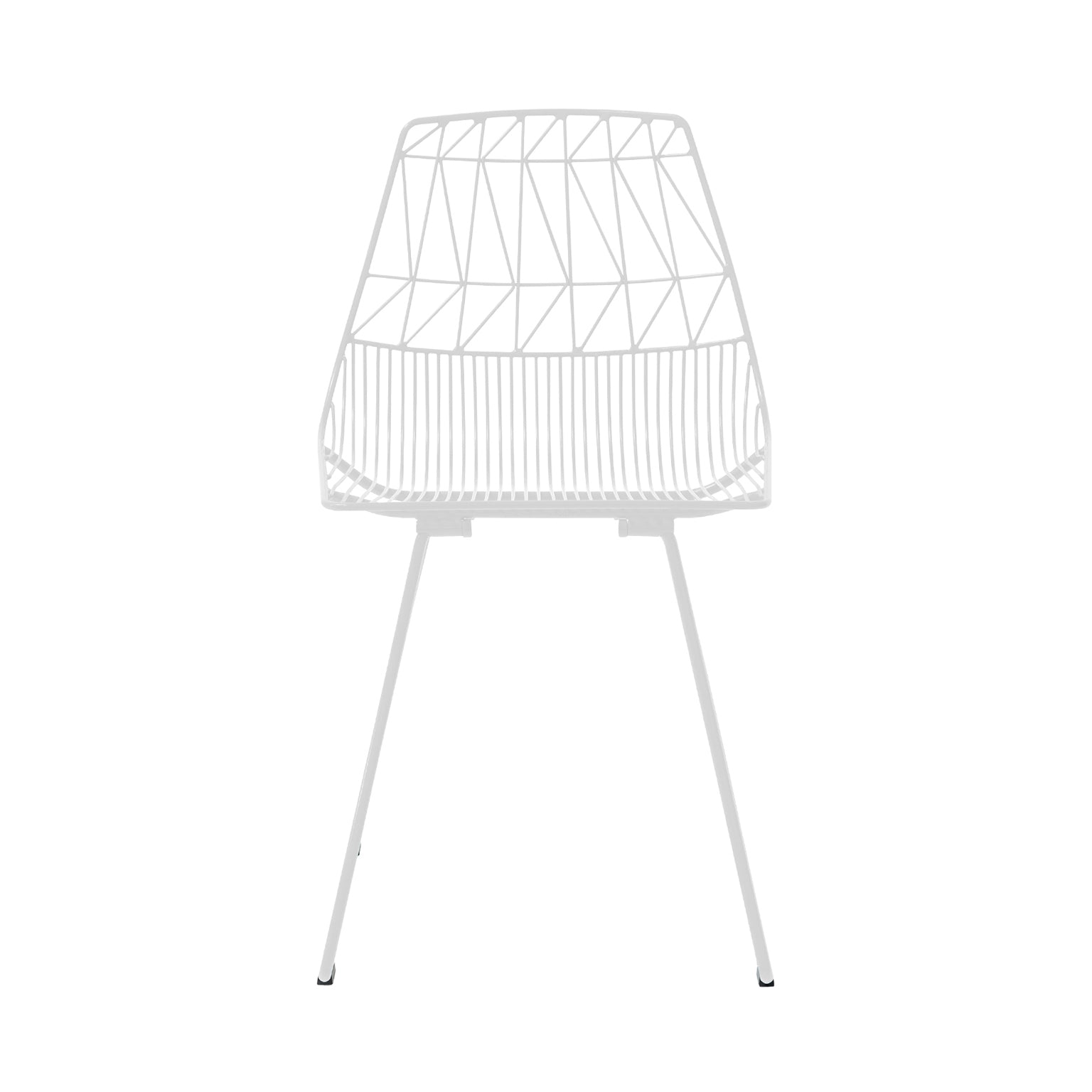 Lucy Chair: Color + White + Without Seat Pad