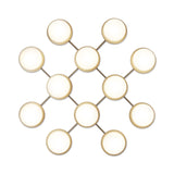 Liila 12 Wall + Ceiling Lamp: Opal White