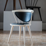 Oxbend Windsor Chair: Seat + Back Upholstered