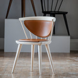 Oxbend Windsor Chair: Seat + Back Upholstered